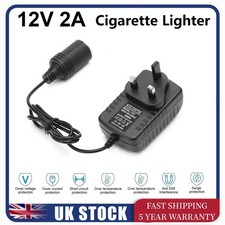 240V Mains Plug to 12V Socket