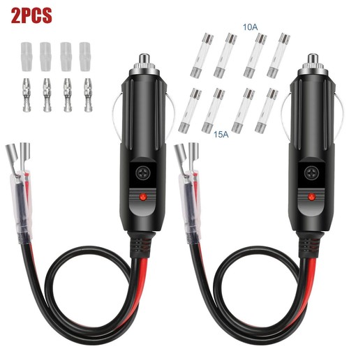 2pack 12v 15a fused car - 12v,