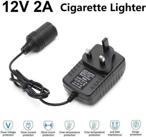 240v mains plug 12v - 12v, socket